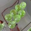Green Grapes Shape Fruit Squishy Toy Glossy Slow Rising Squeeze Soft Stress Relief Toy  Relaxation