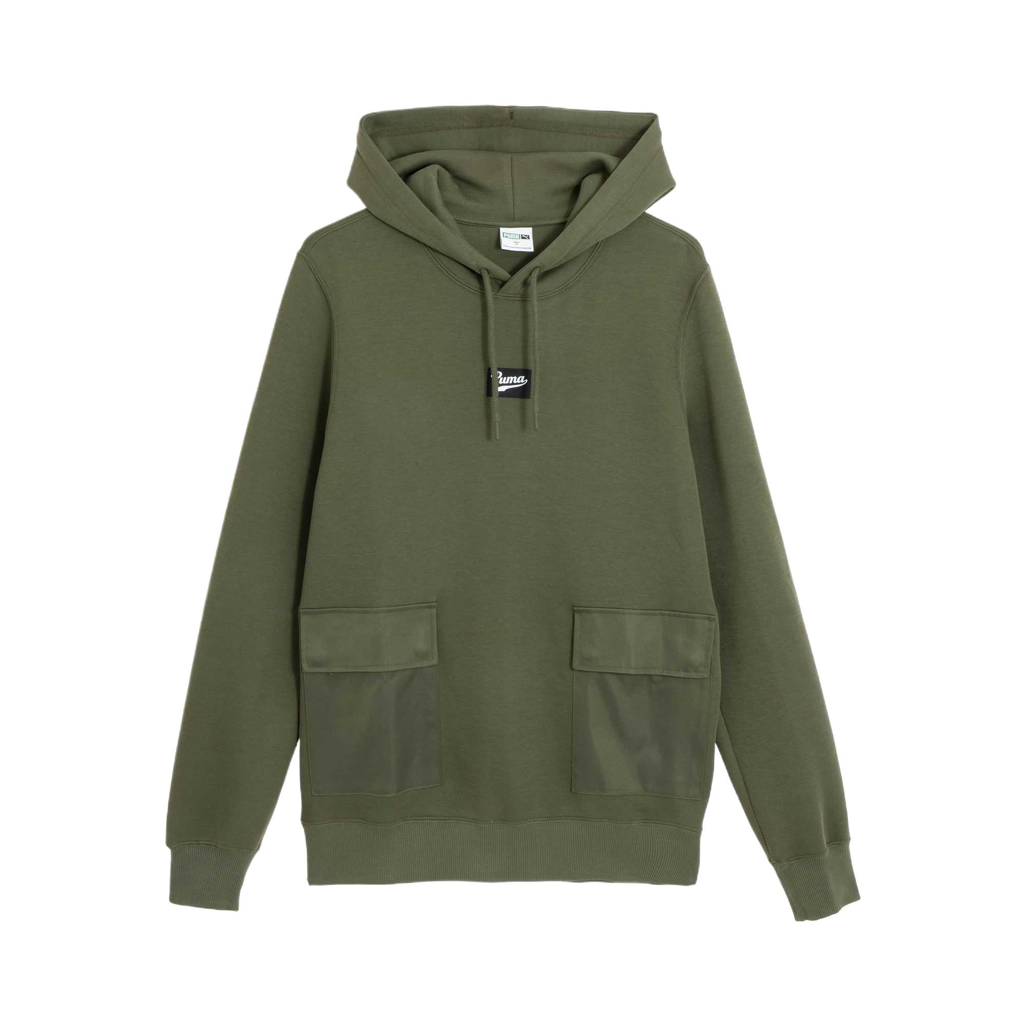 

Puma Командное худи Удобное Мягкое Теплое Пуловер Толстовка с длинным рукавом Худи унисекс Зеленый 621664-32 M