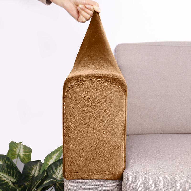 

2 шт. чехлы для подлокотников, эластичные чехлы для кресел, диванов, чехлы для кресел, однотонные чехлы для диванов, съемные аксессуары для кресел