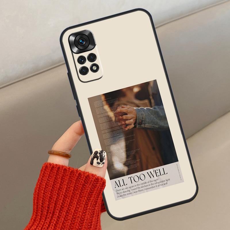 All Too Well Lyrics Case For Xiaomi Redmi Note 14 10 11 12 13 15 Pro Plus Cover For Redmi 15 14C 10C 12C 13C 15C