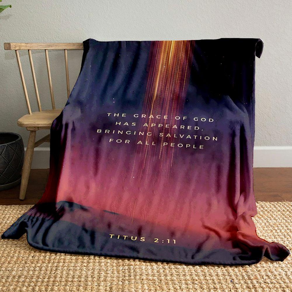 

God s Grace Starry Sky Throw CelestialVerseStarry Sky+Joom Blanket for Living Room Bed Couch lunch break Blanket for Friend s festival Gift 80cm x 120cm