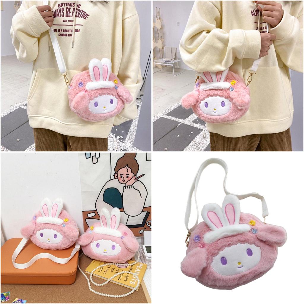 Meleedy Cute Rabbit Plush Toy Backpack