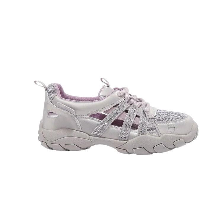 Thick-soled mesh breathable dad shoes women's 2025 new summer versatile and lightweight small casual sports shoes trendy shoes