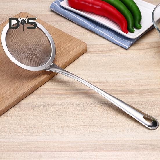 Heat Resistant Non Stick Colander Food Grade Ergonomically Designed Skimmer Spoon Kitchen Supplies