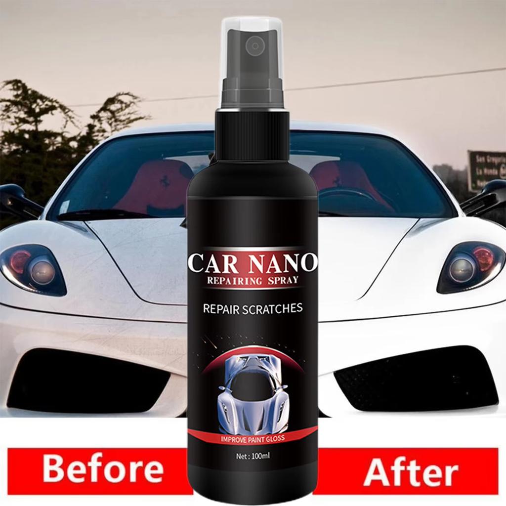 1PCS Nano Car Spray Glasscoat Polish Car Scratch Removal Fast Repairing Scratch Spray Rub and Buff for All Vehicle Paint Care