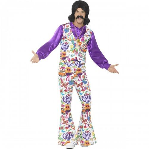 Smiffys Mens 60s Groovy Hippie Costume