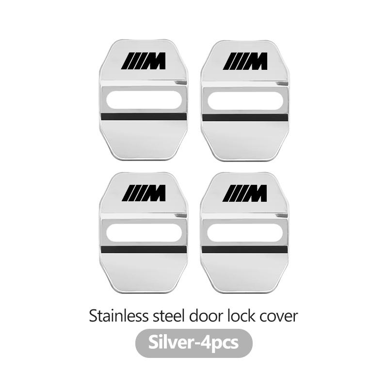 

4pcs Car Car Door Lock Cover Stainless Steel Protection Case For BMW M 1 3 4 5 6 7 Series X1 X3 X4 X5 G20 G38 F48 E36 E39