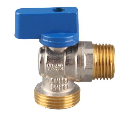 Γωνιακός Σφαιρικός Κόφτης G1 2 DN15 Αρσενικός X G3 4 DN20 Αρσενικός Σπείρωμα Ορείχαλκος Τέταρτης Στροφής