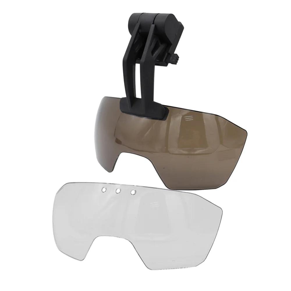 Tactical FAST Helmet Half Mask Flip Goggle Hunting Airsoft Paintball Protective Masks Helmet Gear Accessories