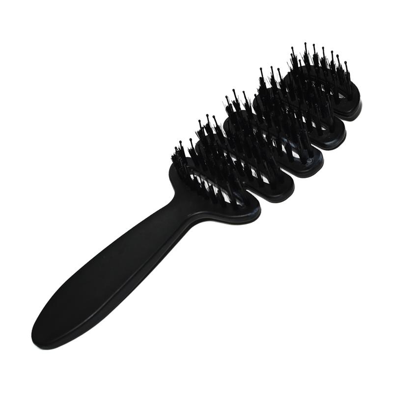 

Volumizing Boar Bristle Hair Brush,Smoothing Dual-Style Hair Brush with Fluff-Up чёрный
