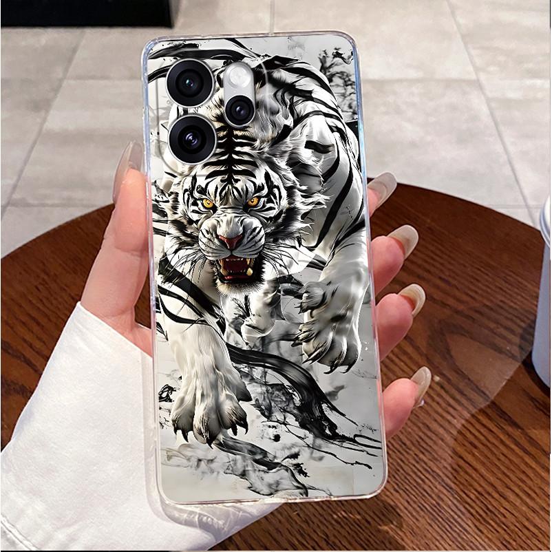 Für Oppo Reno15 Pro Mini CPH2813 Hülle Niedliches Liebesherz Kaninchen Transparent Weiches Silikon Rückabdeckung Für Oppo Reno 15 Pro Mini Handyhülle