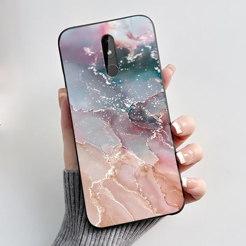 Matte Soft TPU Case For Nokia 3.2 4.2 3.1 Nokia3 Phone Case Luxury Cute Love Rabbit Funny Black Silicone Ultra Thin Back Cover