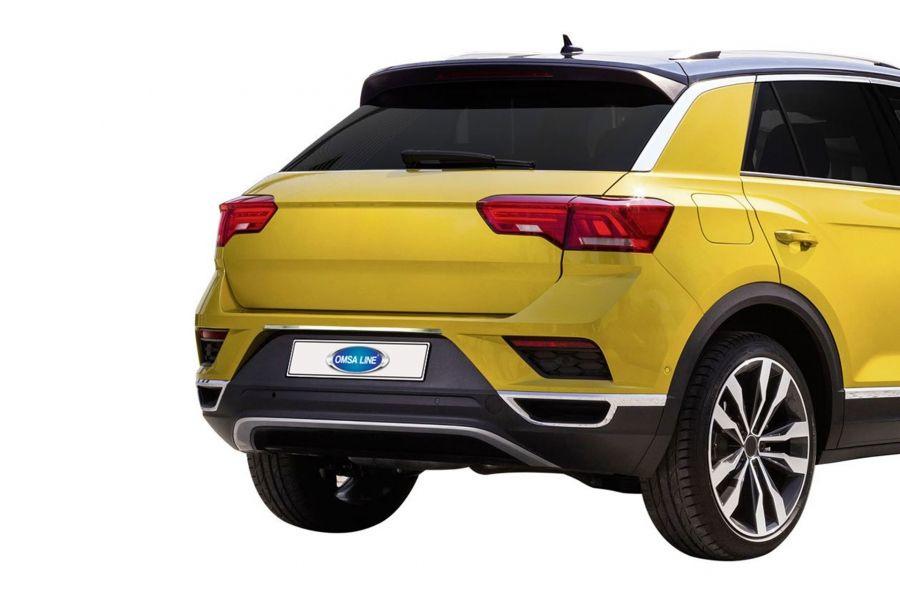 

Накладка над номером (OmsaLine, нерж) для Volkswagen T-Roc
