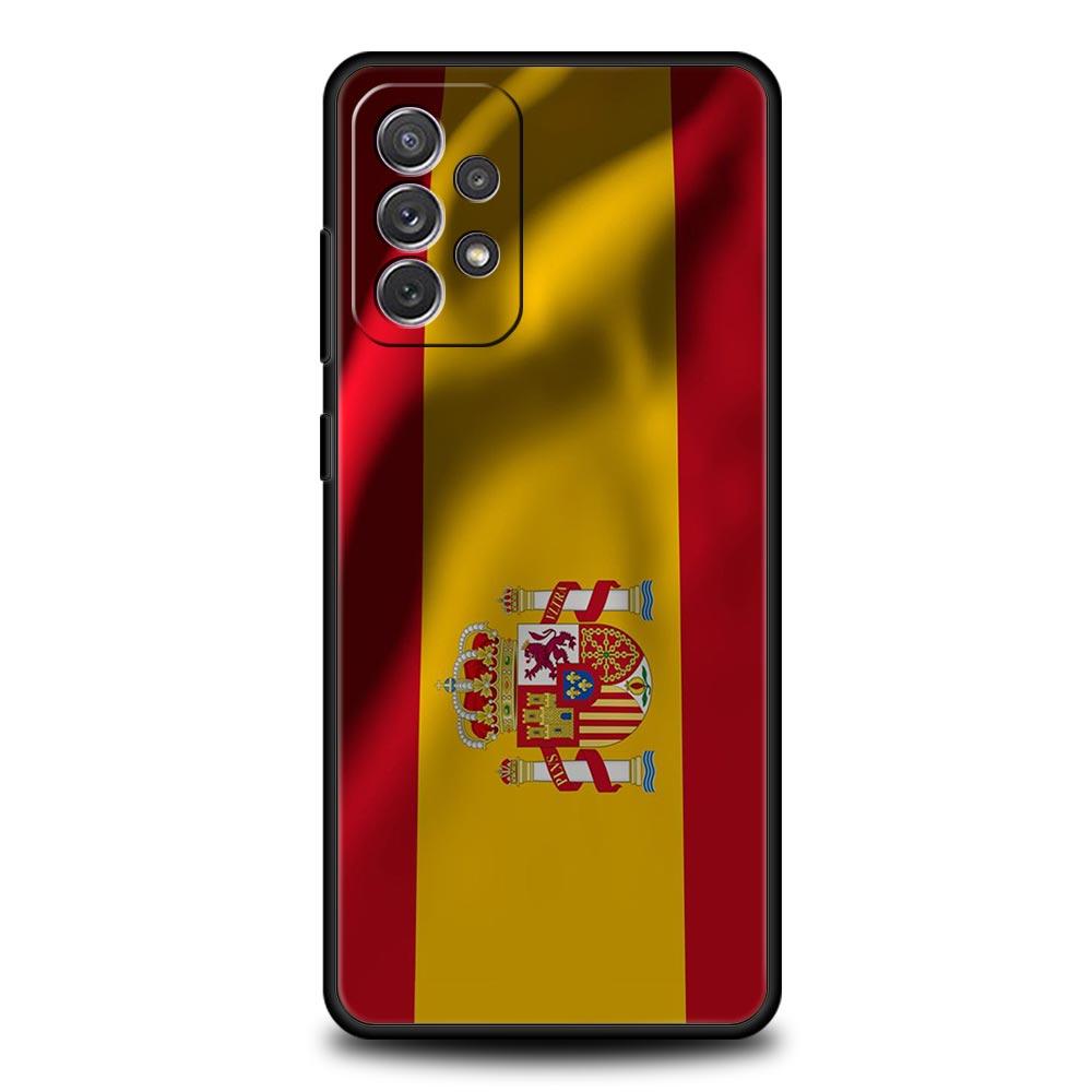Spain Bull Flag Phone Case For Samsung Galaxy A17 A07 A55 A35 A25 A15 A05s A33 5G A31 A23 A21s A13 A41 A73 A53 A51 A71 A03 Cover
