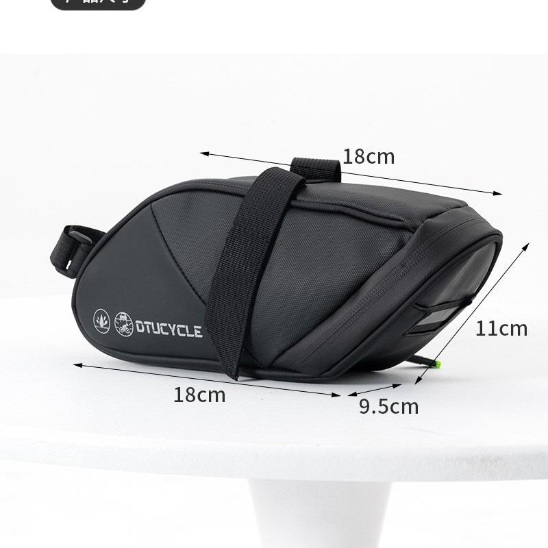 New Model Waterproof Cross-Country Saddle Bag - Versatile Bicycle Tail and Tool Storage Solution