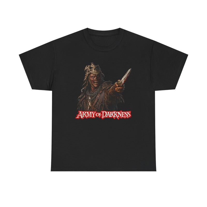 Army of Darkness Evil Ash Graphic Unisex T-Shirt| Horror Movie Art M