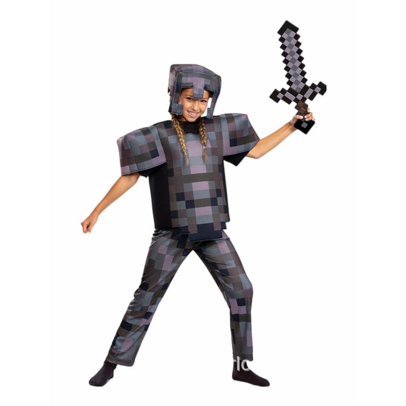 Minecraft adult parent-child cosplay costume MC halloween costume children costume cosplay