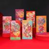 6Pcs/set Spring Festival Supplies Red Envelope Chinese New Year Decorations Luck Money Bag  Wedding