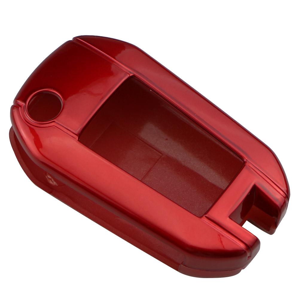 Pouzdro na klíče do auta s 3 tlačítky ABS pro Peugeot 3008 208 308 508 408 2008 Držák ochranného krytu Skin Car