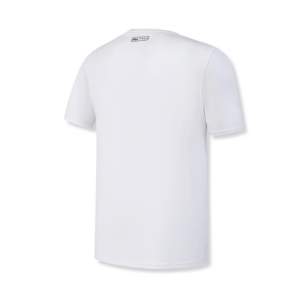New FILA Athletics Tennis T Shirt Men's Jade White A11M523118FWT