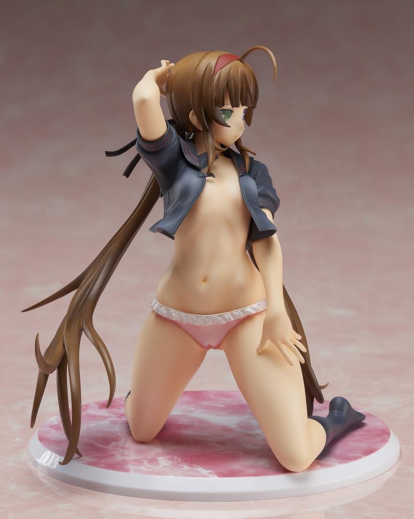 Gokubi Girls Super Premium Senran Kagura New Wave G Burst Ryobi Bare Skin Sailor Uniform Scale PVC Färdig Figur Ver.. 1/10 Förmålad