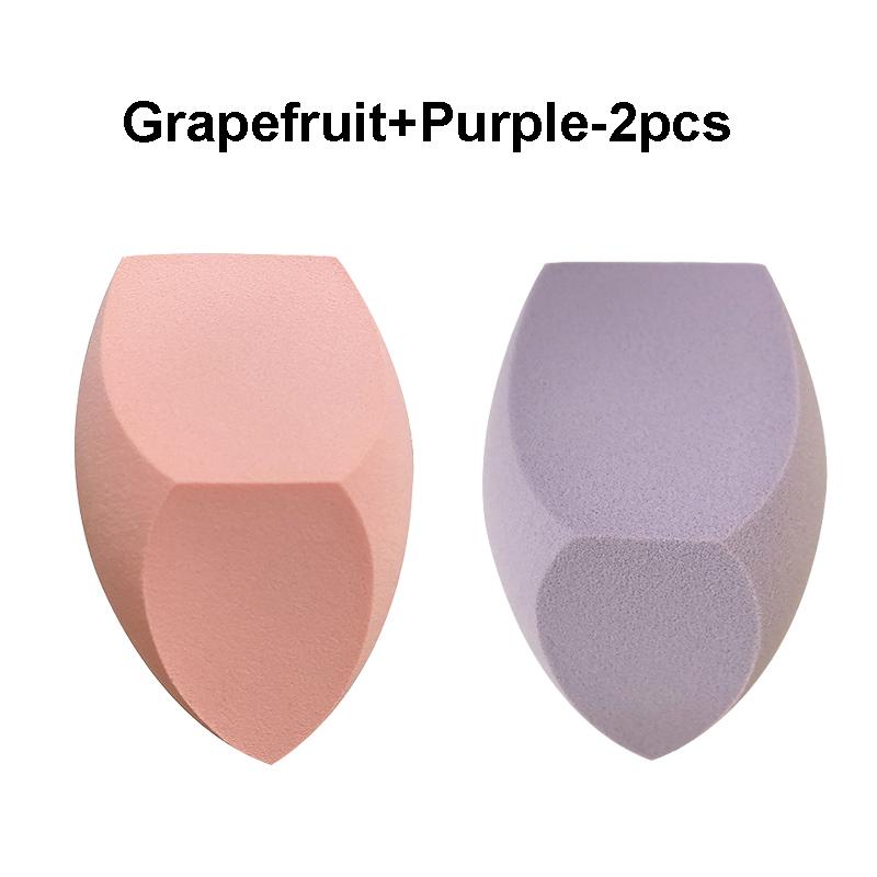 2Pcs Big Size Makeup Sponge Foundation Cosmetic Puff Soft Smooth Powder Concealer Sponge Blender Wet Dry Dual Use Make Up Puff