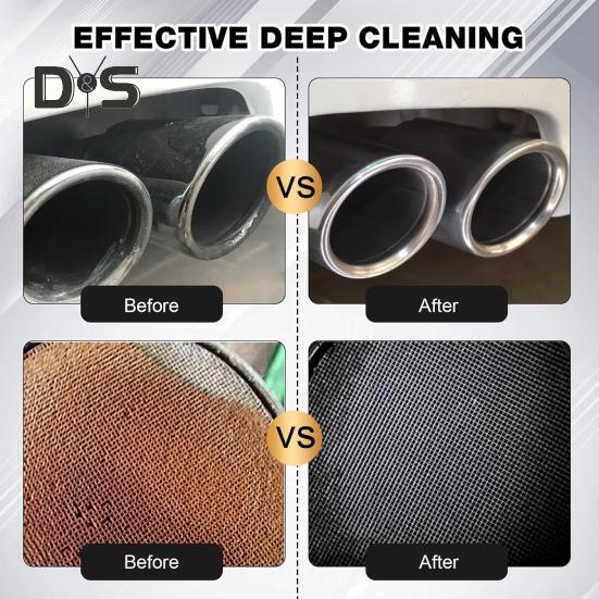 Catalytic Converter Cleaner 120ml Fuel Efficiency Enhancer Fuel And Exhaust System Cleaner Oil Additive Exhaust Pipe Carbon Removal Cleaner Auto