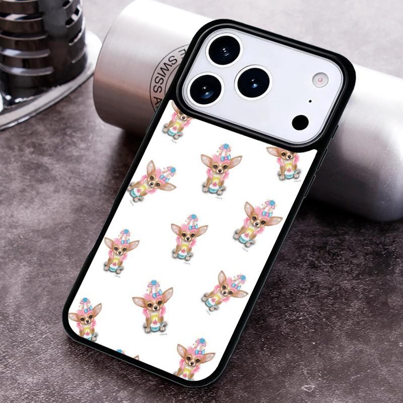 

Love Chihuahua Dog Mom Puppy Phone Case for iPhone 17 16 15 Pro Max Air 14 13 12 11 Plus Shockproof Capa Cover iPhone 16 Pro