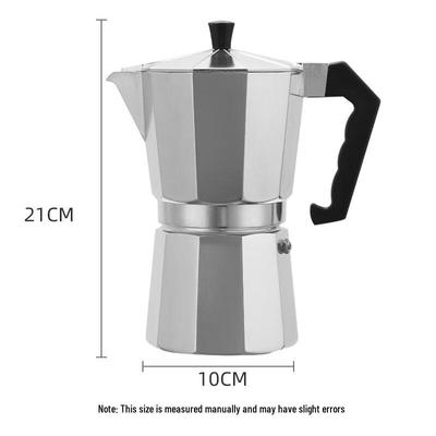 9-Tassen Aluminium Moka-Kanne