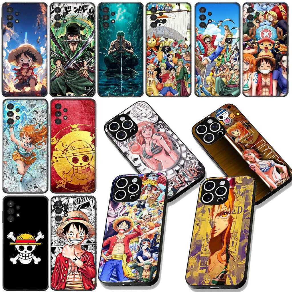 Roronoa Zoro One Luffy Pieces Nami Phone Cover for Apple iPhone 12 13 Mini XS 11 Pro Max 7 8 Plus + XR 8+ X SE 2020 SE3 Case