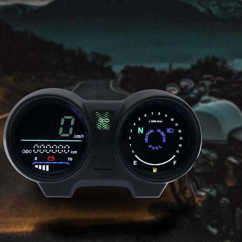 Motorcycle Oil Meter Modified YBR125 Voltage Oil Level Speed With USB Charging Function Electronic Models for Honda CG125 2000-2