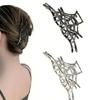 Stylish Hair Clip Fashion Hair Accessory Trendy Spiders Web Shape Headwear Easy to Use for Adding Charm to Any Outfit