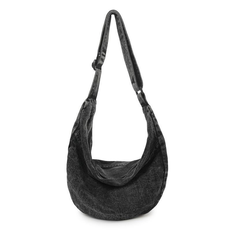 Crossbody Bag Women's Bag Large Capacity Shoulder Bag Commuter Denim Bag
