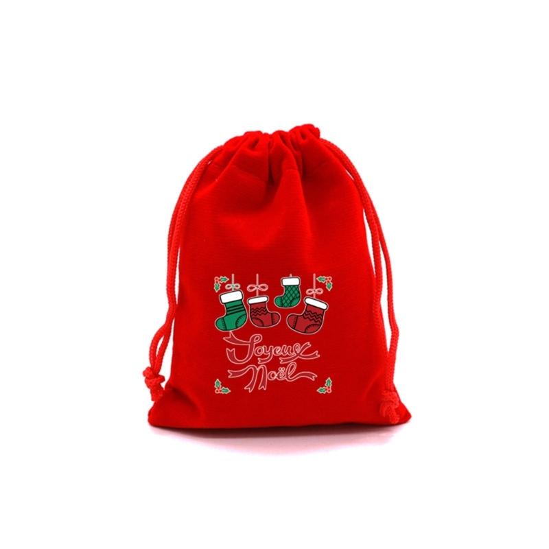 10Pcs Practical Drawstring Storage Pouches Jewelry Packaging Case for Holiday