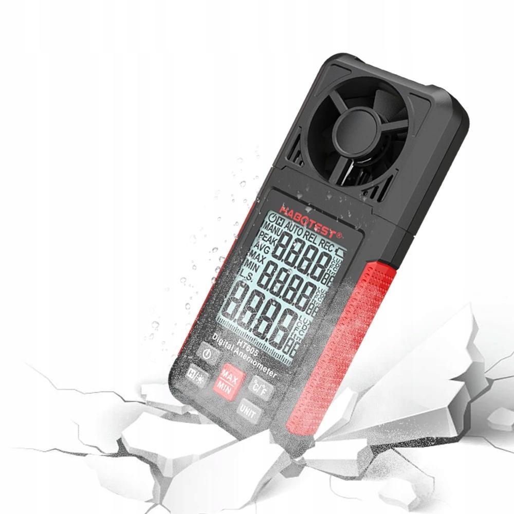 Anemômetro Medidor de Vento Velocidade de Volume E Medição de Temperatura