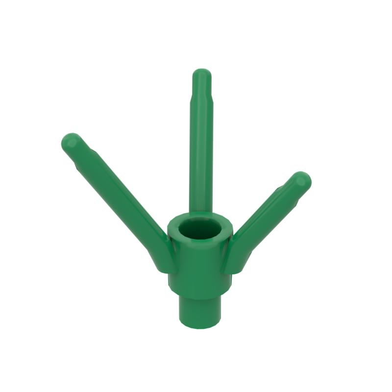 

Non-Toxic Moc 10Pcs 24855 Plant Flower Building Blocks Kit Stem With Bar Holder 3 Stems Brick Particle Educational Toys Birthday Kid Gift