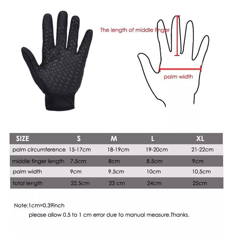 Winter Gloves for Men Women Touchscreen Warm Outdoor Cycling Driving Motorcycle Cold Resistance Gloves Windproof Non-Slip Gloves