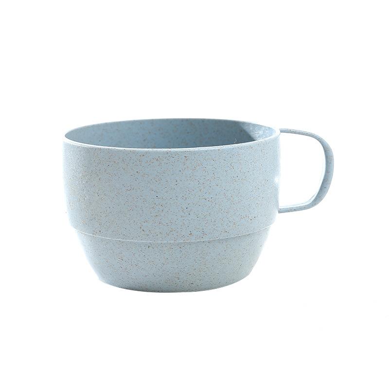 Wheat Straw Milk Cup European Style Coffee Tea Mug Simple Breakfast Drinking Cup Eco-friendly Drinkware