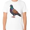 Beautiful Pigeon T Shirt Realistic Bird Wildlife Lover  Vintage Washed Comfortable Slightly Versatile Graphic Unisex Homme