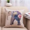 Elephant Print Pillowcase 45*45cm Sofa Cushion Case Pillow Cover Bedding Accessories