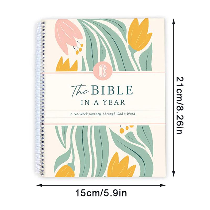 Bible za rok: 52týdenní studium Božího slova - Spirálový studijní průvodce Biblí 52týdenní plán studia Bible pro ženy