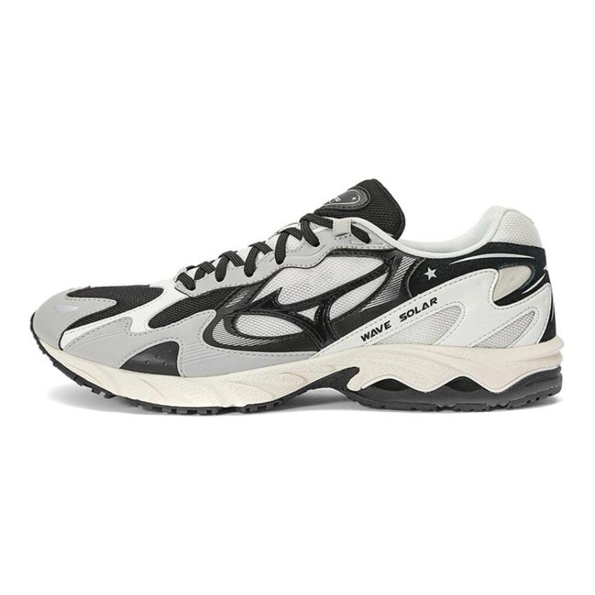 Mizuno Wave Solar Low 'Cool Grey Black White' Sneakers D1GH222308