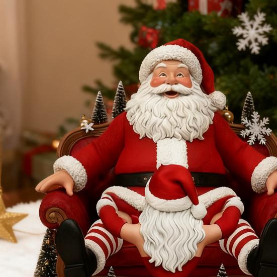 Weihnachtsmann Lustiges Paar Plakette Es ist nicht, dass ich geil bin Acryl Ornament Gag Geschenke