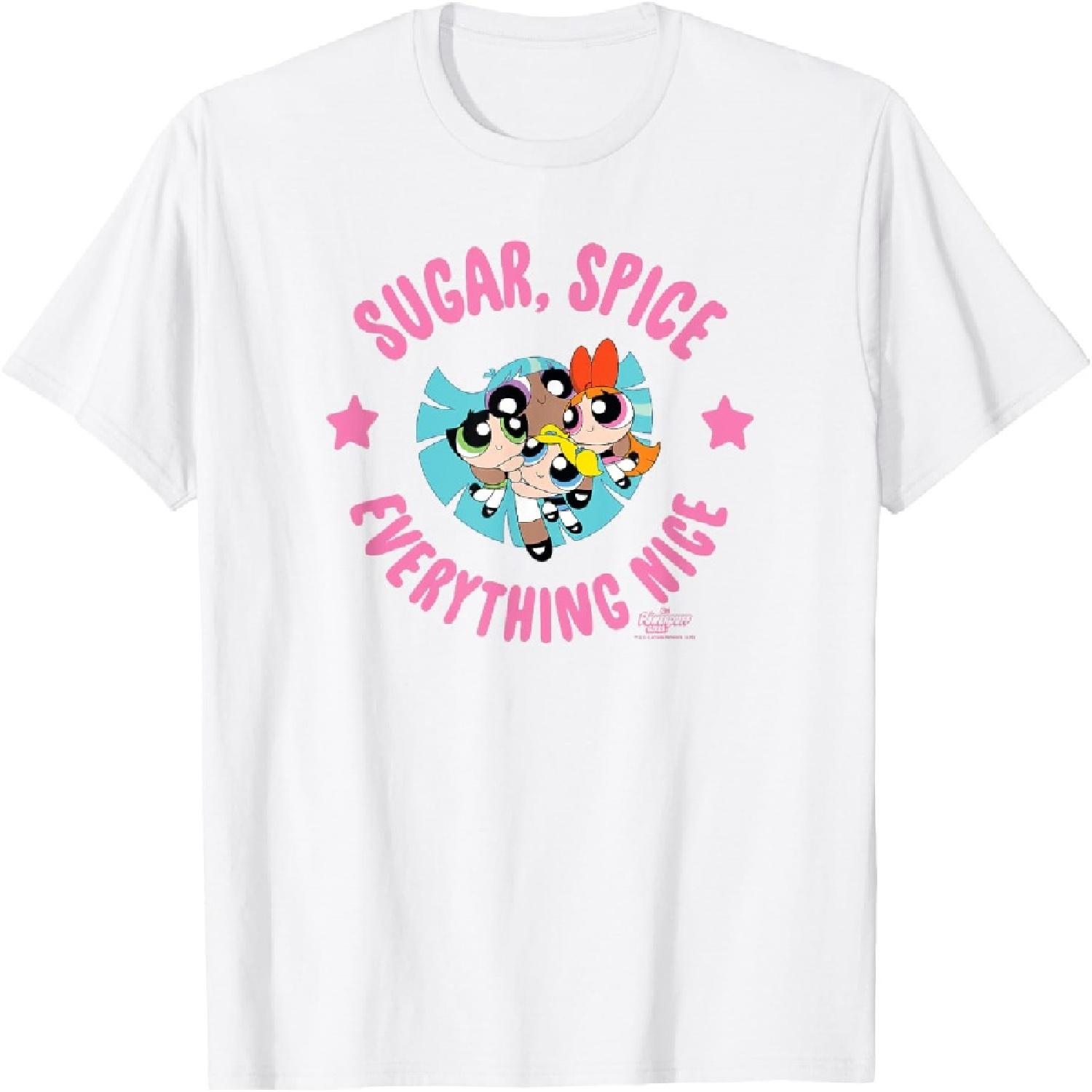The Powerpuff Girls Sugar Spice T-Shirt XXXXXL белый