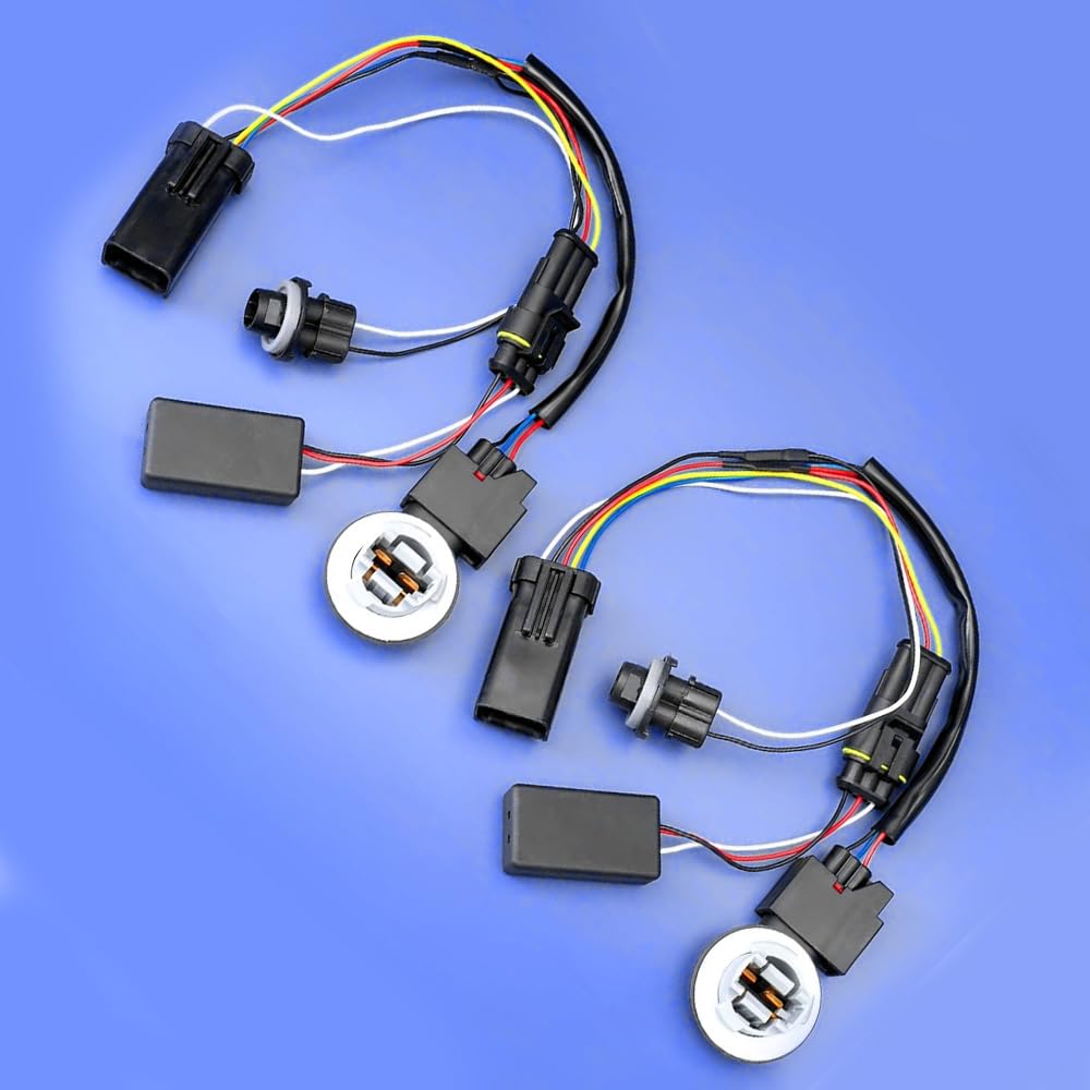 Tail Lamp Wiring Harness Kit, Rear Light Wiring Harness Socket, 55277415AA, 55277414AA, WJ20-0696WH Compatible with Dodge RAM 1500 2013-2022, Male