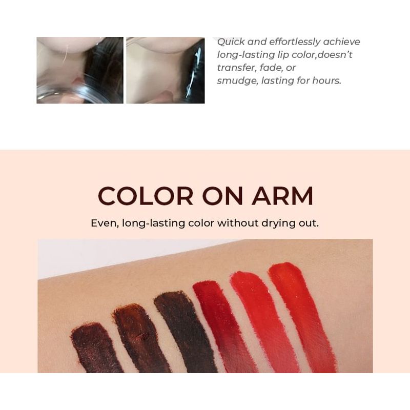 BEAUTY GLAZED - Langanhaltender matter Peel-Off-Lippenstift - 6 Farben