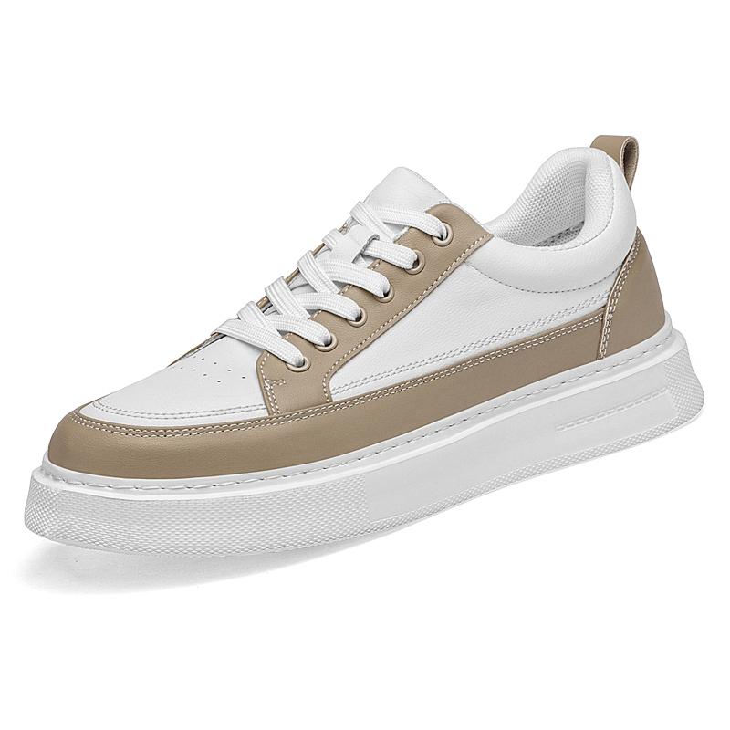 Fashion Fashion Genuine Leather Men Vulcanized Sheos New Leisure Walk Skateboard Footwear Sneakers Casual Athletic Shoes Tenis Masculino