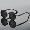 Vintage Round Sunglasses  Fashion Classic Gradient Outdoor Shades Trendy Luxury Brand Designer Metal Rim Sun Glasses