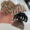 4pcs new large clip hair volume multi shark clip hairpin female back of head pumpkin gripper head