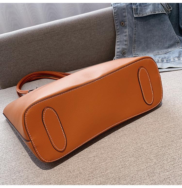 2025 Damen Minimalistische Große Tragetasche: Französische Nischen-Umhängetasche mit ausreichend Fassungsvermögen für Pendeln und Unterricht